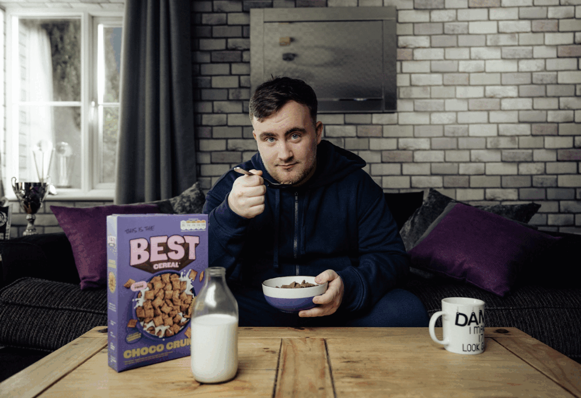 The Sidemen enlists Luke 'the Nuke' Littler to launch BEST cereal